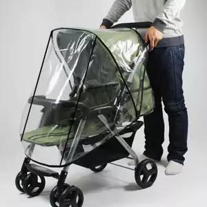 유모차 바람막이 방수 방풍 미세먼지 유모차 커버 투명 간절기 겨울 안전 햇빛
