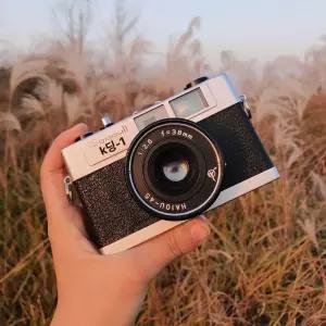 필름 카메라 입문용 내장 퀵스냅 다회용 아날로그 기계식 사진기 플래쉬