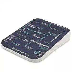 [골드스마일]차량용 높이 조절 쿠션 경사 방석 섬유 패턴 6cm