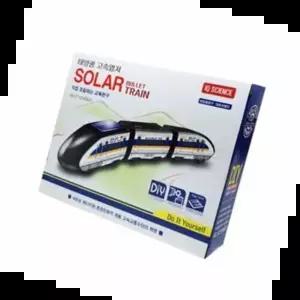 장식용피규어 태양광 기차 프라모델 장난감 조립 유아 맞춤형 교육용 피규어 세트