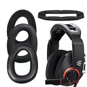 호환 Sennheiser GSP 600 GSP600 GSP 500 게임용 헤드폰 헤드셋 이어폰 케이스용 교체용 이어패드 이어 패