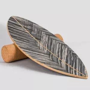 서핑 밸런스 보드 회전 균형 슬라이드 전신 종아리 원목