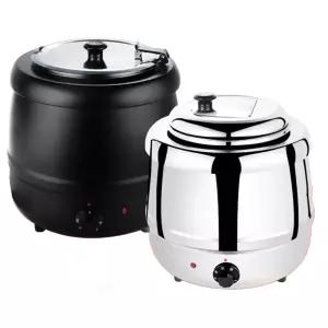 업소용 스프 중탕기 뷔페 워머기 블랙 보온 수프 10L 중국집