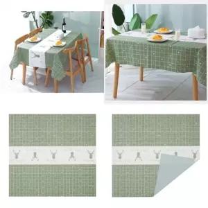 ( )방수 테이블보 캠핑 식탁 커버 책상보 2개 137x180cm 캠핑식탁보 행사용테이블보