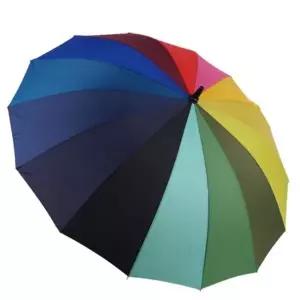 ( )우산 무지개 장우산 폴리에스터 60cm 패션 원단 모두팜 대형 14K 튼튼한