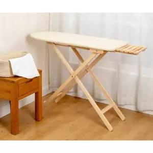 스탠딩 다림질판 나무 높이조절 다림판 다리미 패드