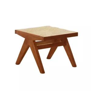 라탄 벤치 체어 등나무벤치 의자 원목색 벤치의자 스툴 카페