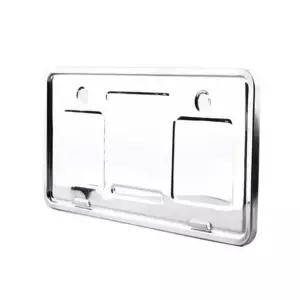 자동차 번호판 플레이트 가드 스텐 보조판 넘버판 세트