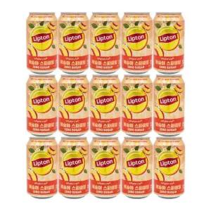 립톤 제로 복숭아 스파클링 355ml 15캔