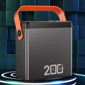 대용량 배터리 인버터 야외 이동전원 200000mAh 태양열 초대용량 보조배터리