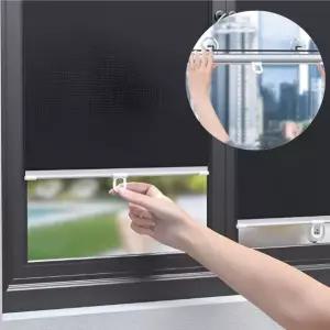 무타공 암막블라인드 간편부착 창문햇빛 가리개 열차단 셀프 거실 커튼 창문 베란다