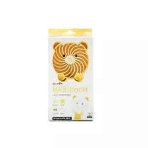 곰돌이 핸디 미니 선풍기 옐로우