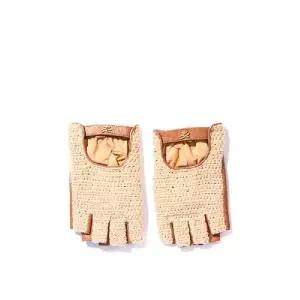 칼 라거펠드 K 크로셰 손가락 없는 장갑 A2W33005 1URDarkTan TP978031795