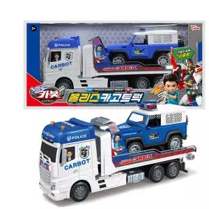 헬로카봇 폴리스 카고트럭 경찰 자동차 장난감 키즈 완구