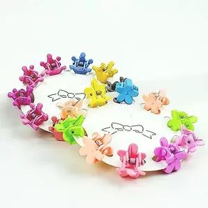 미니 머리핀 10p 애견 강아지 집게 애견핀 헤어 핀