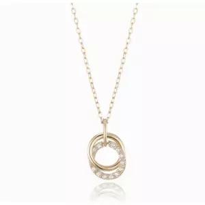 [로이드]주문제작 원형 링크 크로스 14k 목걸이 LNN22021G