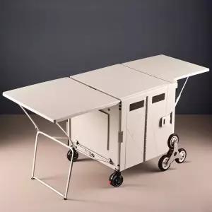 캠핑카트 소형 오픈형 접이식 캠핑웨건 폴딩 다용도카트