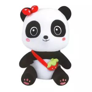 베이비버스 봉제인형 35cm 묘묘 판다곰인형 레드