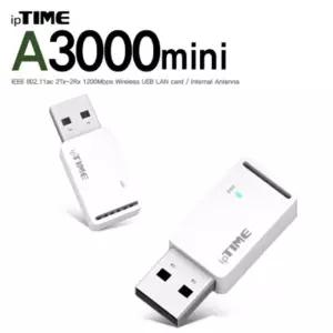 ipTIME(아이피타임) A3000mini 11ac USB 무선 랜카드 Fuh5+2TNY