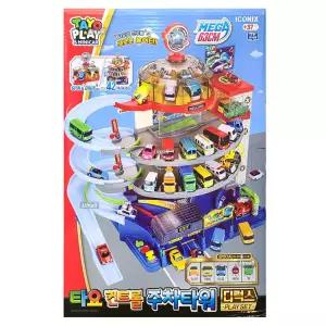 타요 컨트롤 주차타워 디럭스 에어 누리 러비 빅 미니카 자동차 주차장 역할놀이 소품 모형 선물