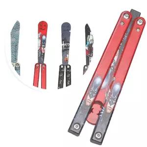 발리송 연습용 접는칼 묘기 일체형 에디션 발리송