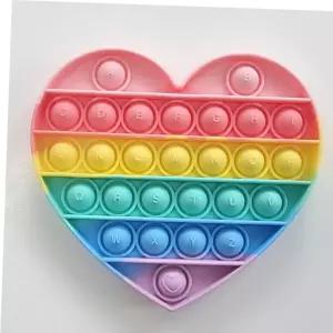 파스텔 레인보우 소형 하트 초대형 팝잇 푸쉬팝 팝잇