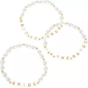 xo 페티 바첼로렛 진주 구슬 팔찌 8종 세트 보석이 될 신부 바흐 파티 장식 들러리 우정 선물 에라스 샤워