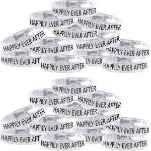 결혼식 피로연 및 축하 행사를 위한 해피 에프터 네온 팔찌로 파티 용품을 밝히는 쿠노 72 팩 글로우 인 더