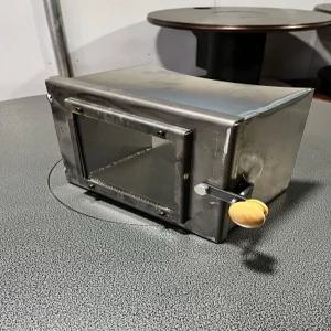 벽난로문 아궁이문 내열유리 장작 난로 문 화목 도어 유리 불문 내열 장작난로문 블랙