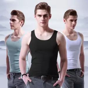 남성 이너 아이스 헴라인 민소매 런닝셔츠 RMp7+6oos