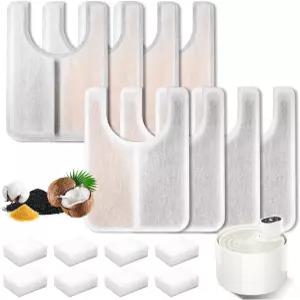 젤라 프로 세라믹 고양이 분수 자동 반려동물 정수기 식수대 필터 16PCS