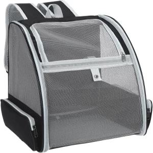 하이킹/캠핑/여행용 고양이 배낭 캐리어 통풍 메쉬 통기성 개 반려동물 휴대용 케이스 블랙