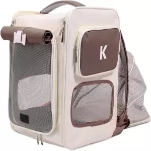 야외 놀이를 위한 배낭 여행용 숄더백 통기성 백팩 반려동물 캐리어 다기능 고양이 강아지