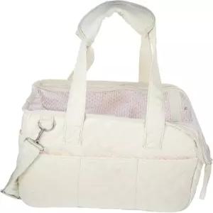 밀리스텐 휴대용 애완동물 캐리어 가방 통기성 캔버스 강아지 여행 포켓 고양이와 작은 개를 위한 부드러운