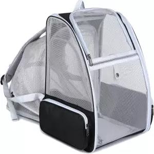 고양이 배낭 캐리어 위한 소형견을 항공사 승인 반려동물 여행용 강아지 토끼를 최대 15파운드 확장 가능
