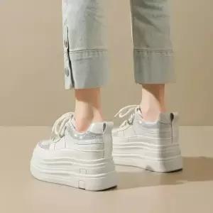 여친 통굽 봄가을 플랫폼 하이탑 슬립온 키높이 슈즈 BE3