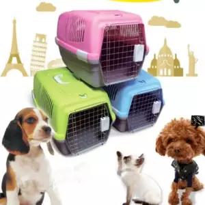 [반려] 강아지 하드 이동장 S 고양이 차량용 더블도어 켄넬