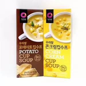 스프 대상청정원 우리쌀 컵수프 콘크림 포테이포 수프 스프 수프 컵스프