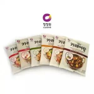 즉석카레 다양한맛의 요리 카레여왕 간편식 청정원 3 카레 카레라이스