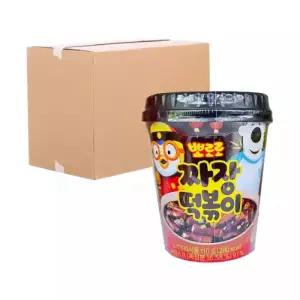 박스 뽀로로 짜장떡복이 110g 16입