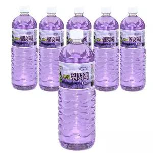 에탄올 워셔액 1.8L 6개입자동차셔 발수코팅셔 차량셔 셔액 세차세제