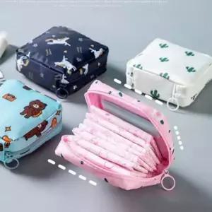 (2개)생리대 시크릿 파우치 6color 방수 화장품 미니