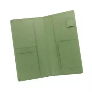 웍스 가죽수첩 커버 플래너+속지 돌체A 그린-포켓이노바인더 예쁜 다이어리 만년 시스템 케이스 6공