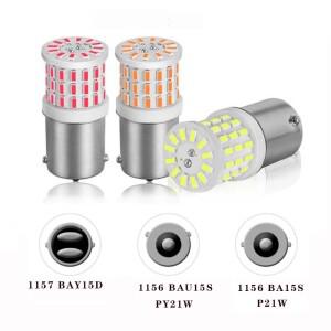 1PCS Py21w Ba15s Led 1156 전구 Canbus Bay15d 자동차 방향 지시등 램프 브레이크 백업 라이트
