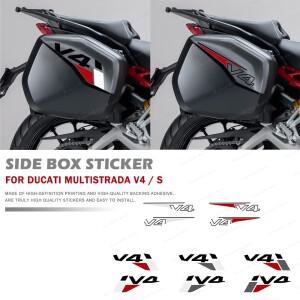 Multistrada V4S 바이크 오토바이 Vario 케이스 스티커 사이드 박스 S Touring 용 Panniers 수하물 보호 데