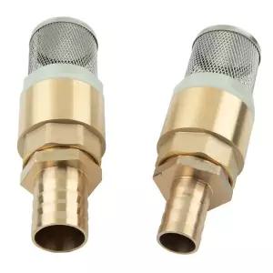 3/4in 1in 비복귀 밸브 흡입 스트레이너 풋 밸브 호스 연결 19 25 Mm 메쉬 스트레이너 필터 하단 풋 포함