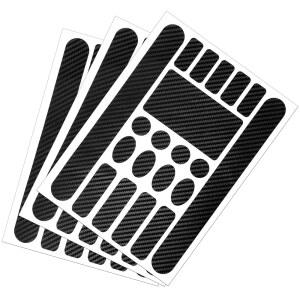 아마브로 3 PCS 자전거 체인 스테이 프로텍터 데칼, 프레임 가드 접착 보호 스티커 필름 커버 산악 로드 바이크 접이식 프론트 포크용