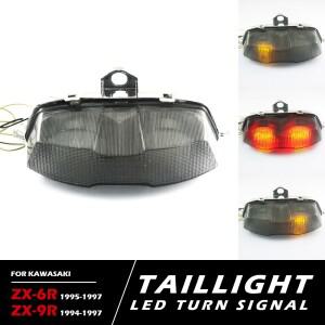 ZX-6R 바이크 오토바이 LED 방향 지시등 미등 브레이크 등, 가와사키 닌자 1994 부품