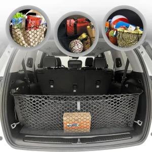 지프 그랜드 체로키 L 7인승 2021-2025 2026년 자동차 액세서리용 트렁크 엔벨로프 스타일 메시 카고 네트