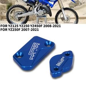 바이크 오토바이 CNC 전면 후면 브레이크 액 리저버 커버 캡 YAMAHA YZ125 YZ426F 08-20 WR250F